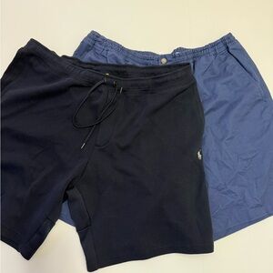 (2) Ralph Lauren Black and Blue Shorts Set 3XL